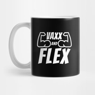 Vaxx and Flex White Mug